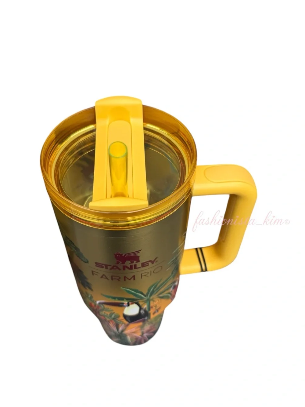 Stanley x FARM Rio 40oz Quencher Tumbler Tropical woods Toucan NWT w/ Box